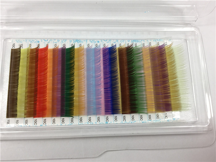 Color silk lash extension factory in UAE YP26