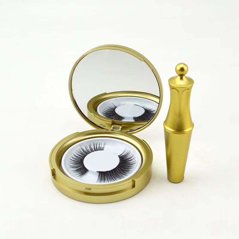 Factory Price 3D Silk Lashes Magnetic Eyelash with Magnetic Eyeliner Vendor ZX02
