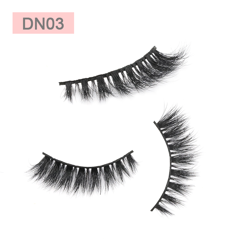 Best Eyelash Manufacturer Sell 100% Real Mink Fur 3D Strip Lashes with Private Box 