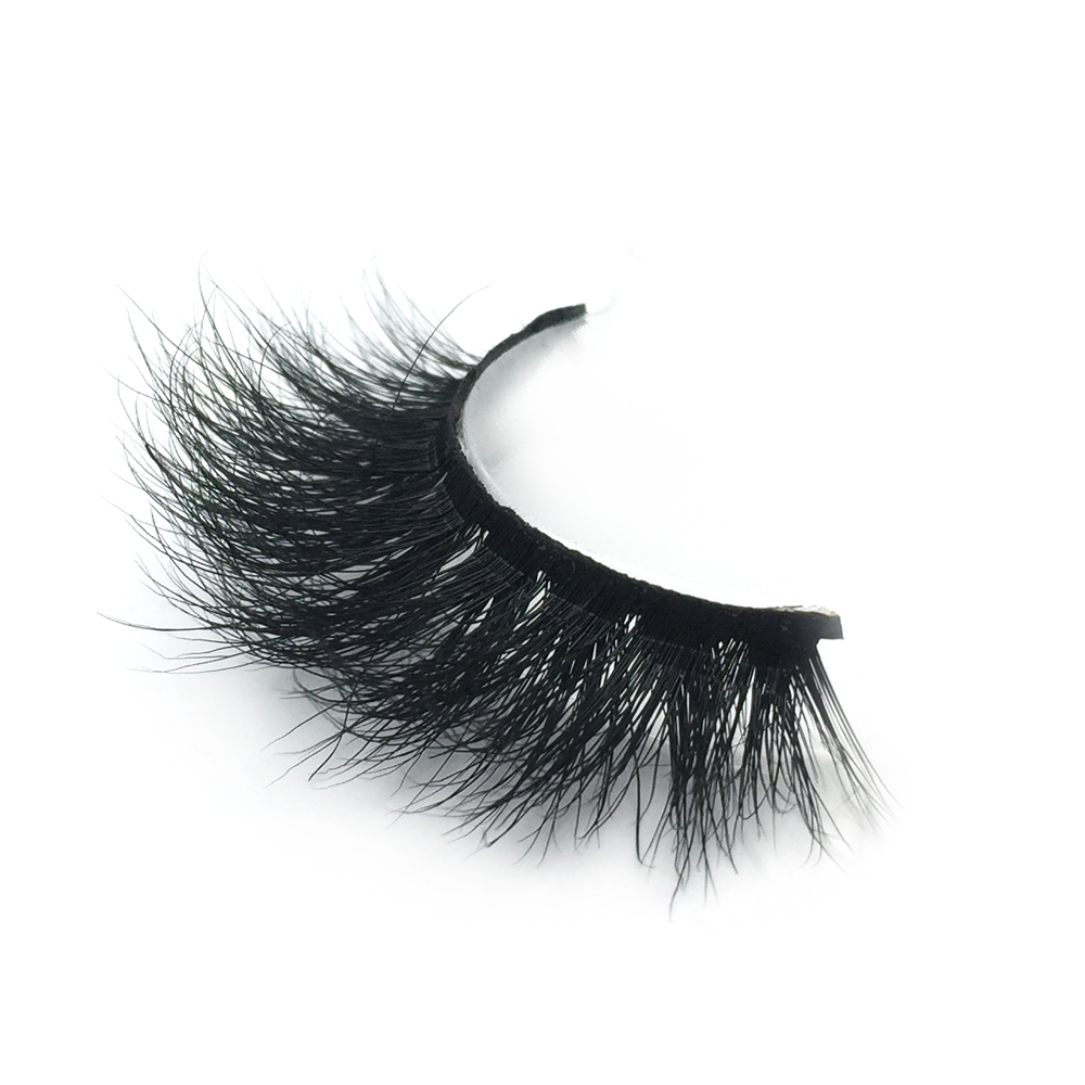 Wholesale Eyelash Vendor False 100% Real Mink Fur  3D Strip Eyelashes with Private Package in the US YY81 