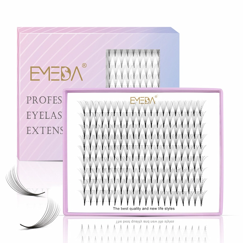 Hot Selling Premade Volume Fans Eyelash Extensions with Private Label LM