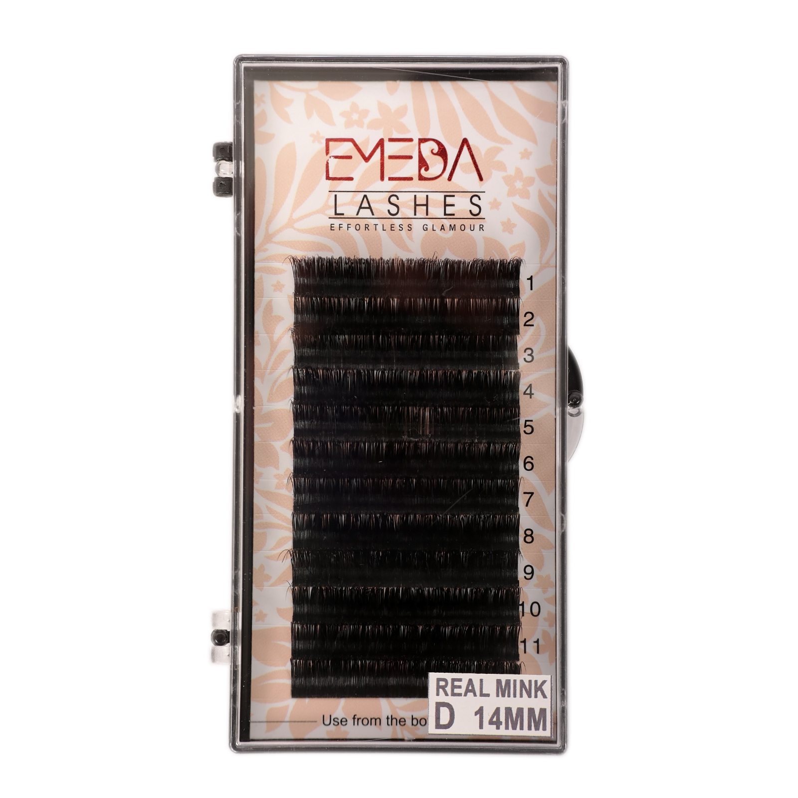 Best Eyelash Vendor Supply C and D Curl Real Mink Eyelash Extensions with ODM OEM YY76