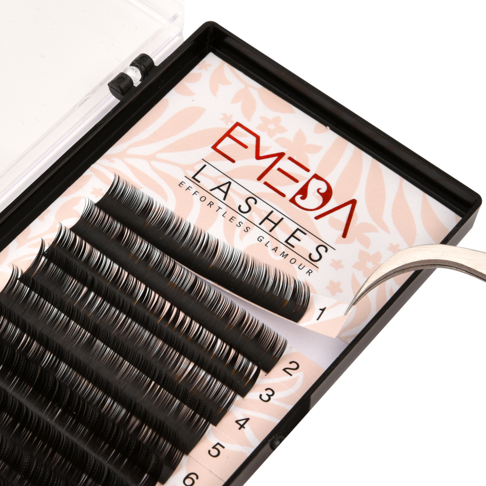 Best  Eyelash Vendor Supply Korea PBT Fiber Eyelash Extensions with Private Label YY62