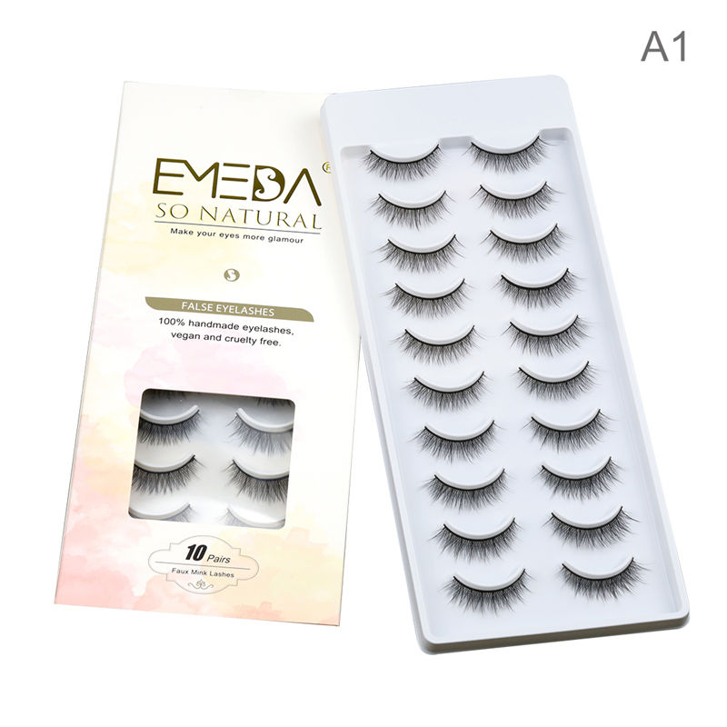 The hottest selling 10 pair Faux mink strip false lash