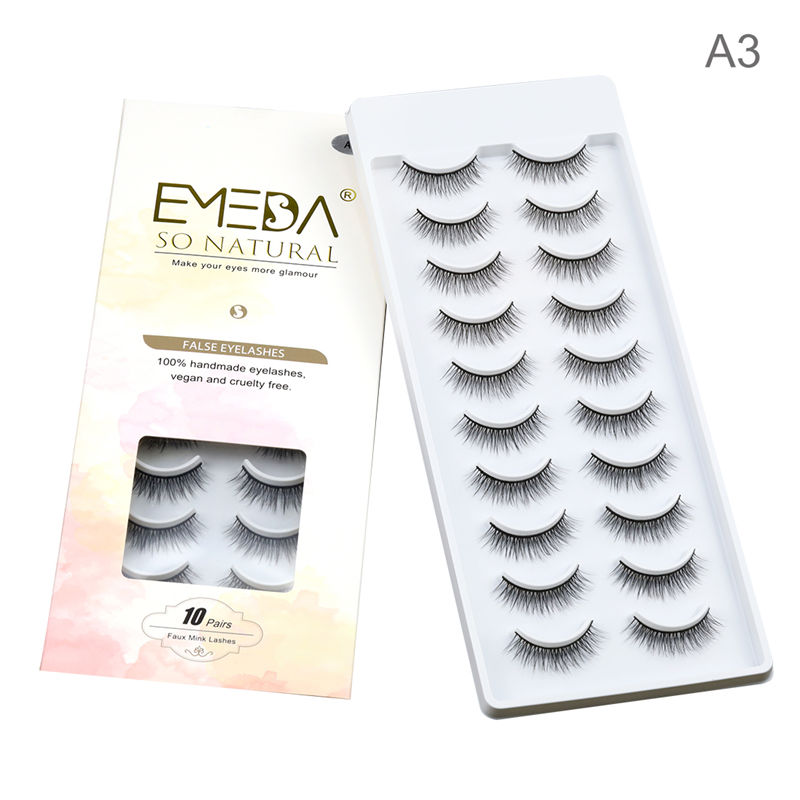 The hottest selling 10 pair Faux mink strip false lash