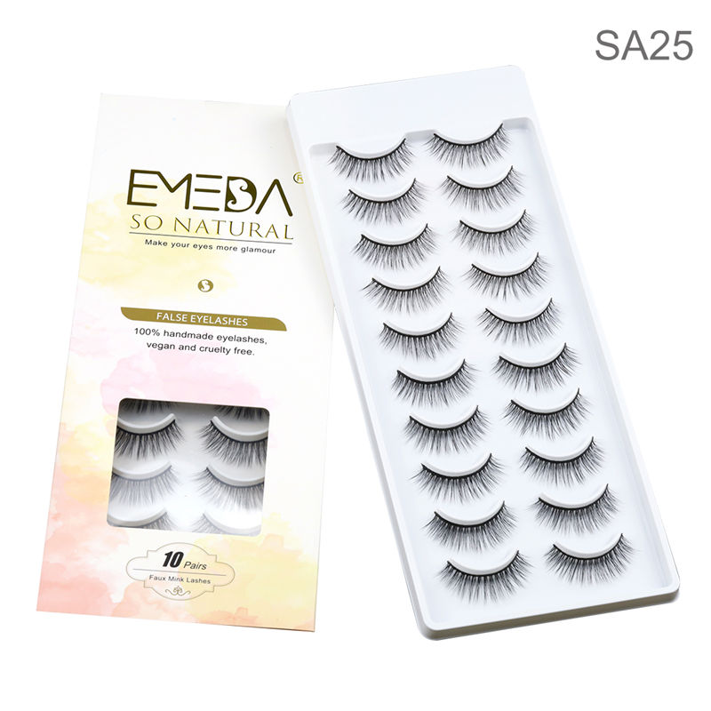 The hottest selling 10 pair Faux mink strip false lash