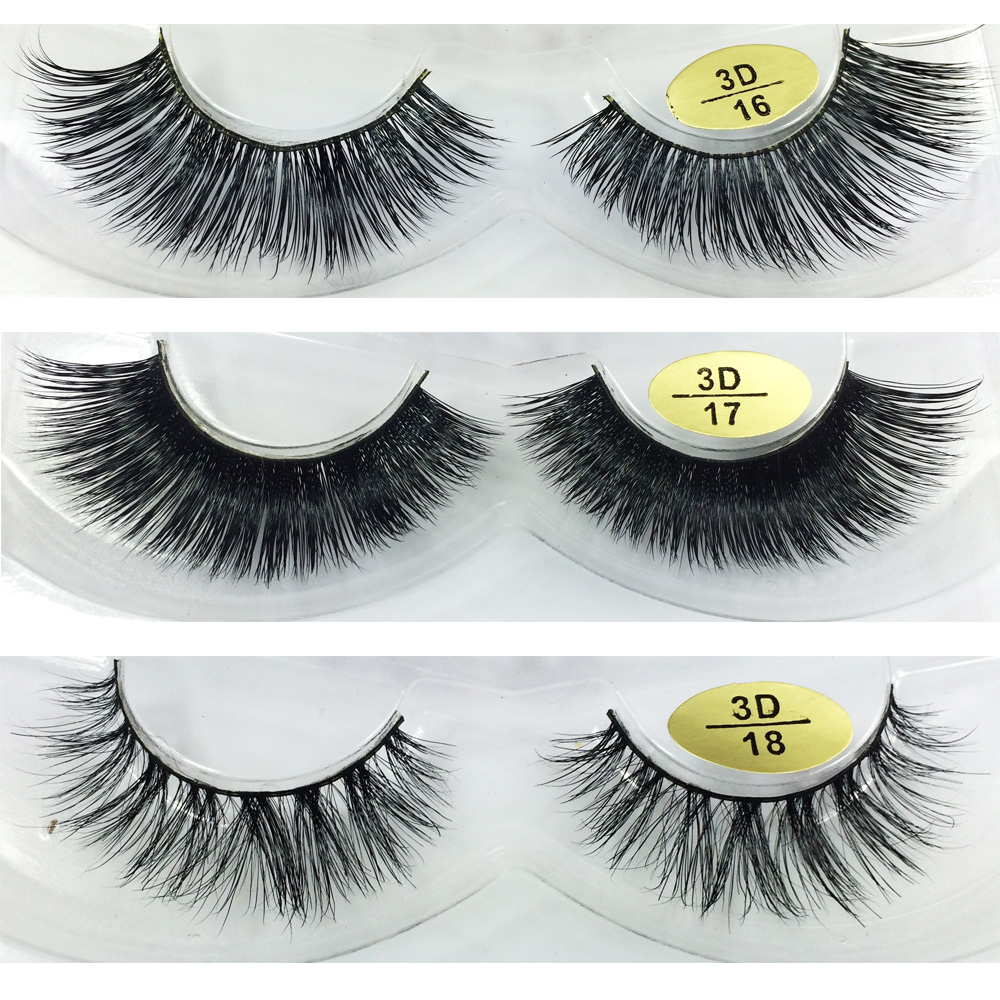 100% Long 3D Mink Eyelashes,Mink Lashes UK JH002-PY1