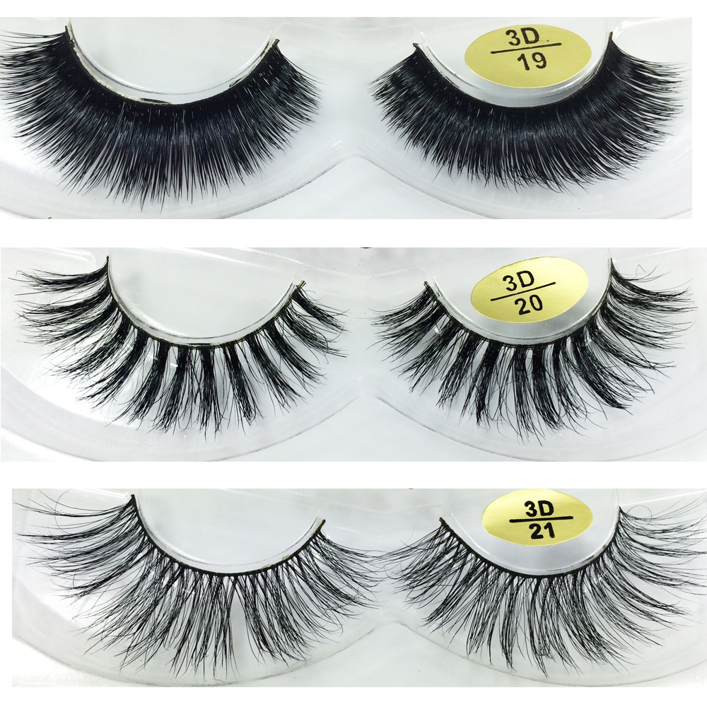 100% Long 3D Mink Eyelashes,Mink Lashes UK JH002-PY1