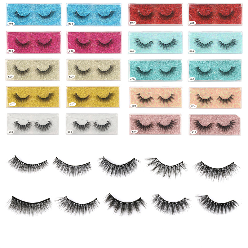 20 pairs Faux Mink False Lash XK-M series