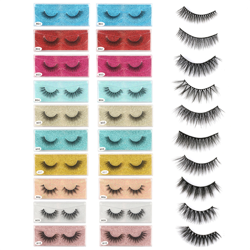 20 pairs Faux Mink False Lash XK-M series