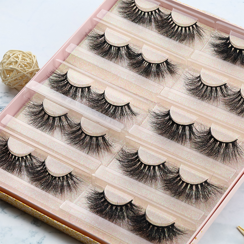 New Long Fluffy 25mm Real Mink Lashes