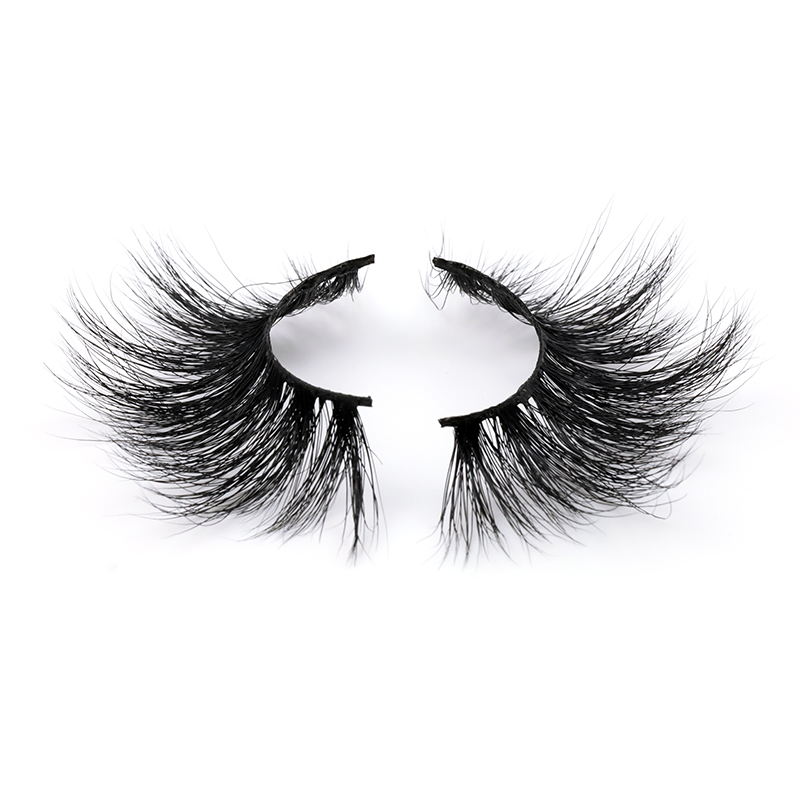 Private label New fluffy and long dramatic styles 25mm real mink lashes with packge lash box in UK/US 2022 XJ35