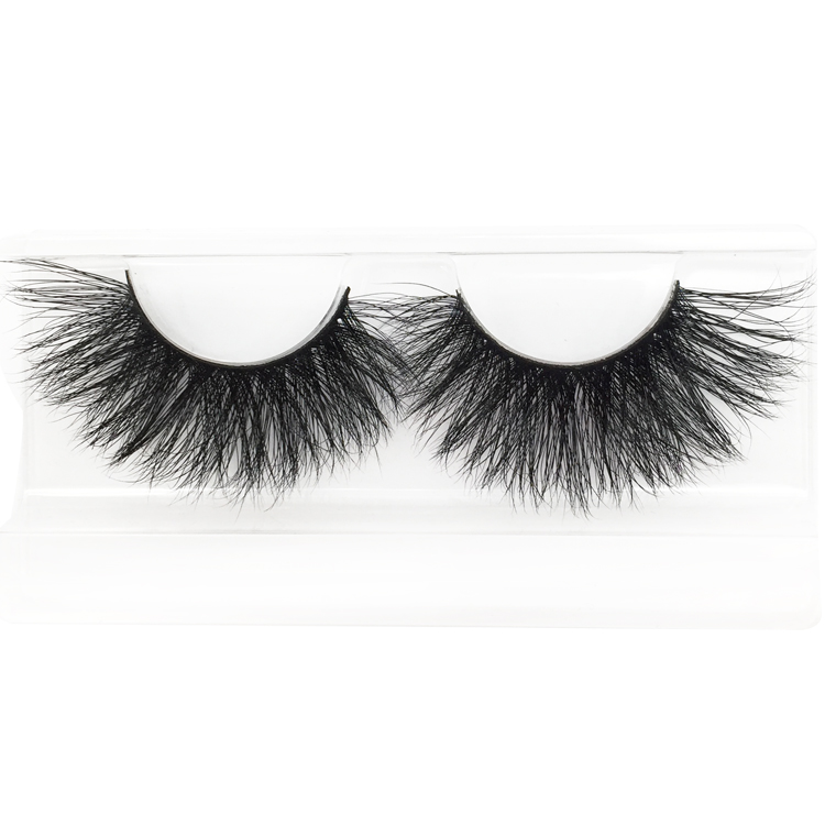 Emeda Wholesale 25mm 3D Mink Eyelash with private logo ZX12