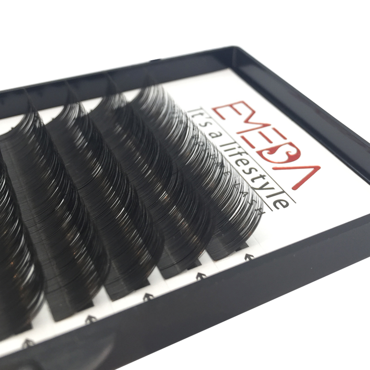 Inquiry for matte black ellipse flat eyelash extensions private label service 0.12/0.15/0.20 thickness  JN82
