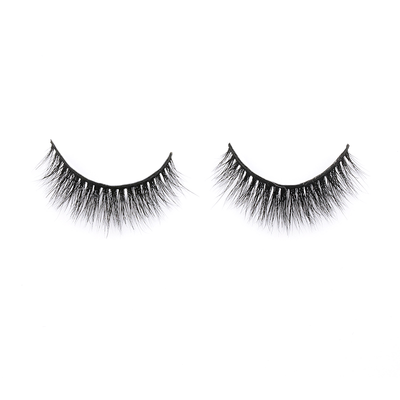 Best selling wholesale price natural style 3D mink fur eyelashes reusable private label YL
