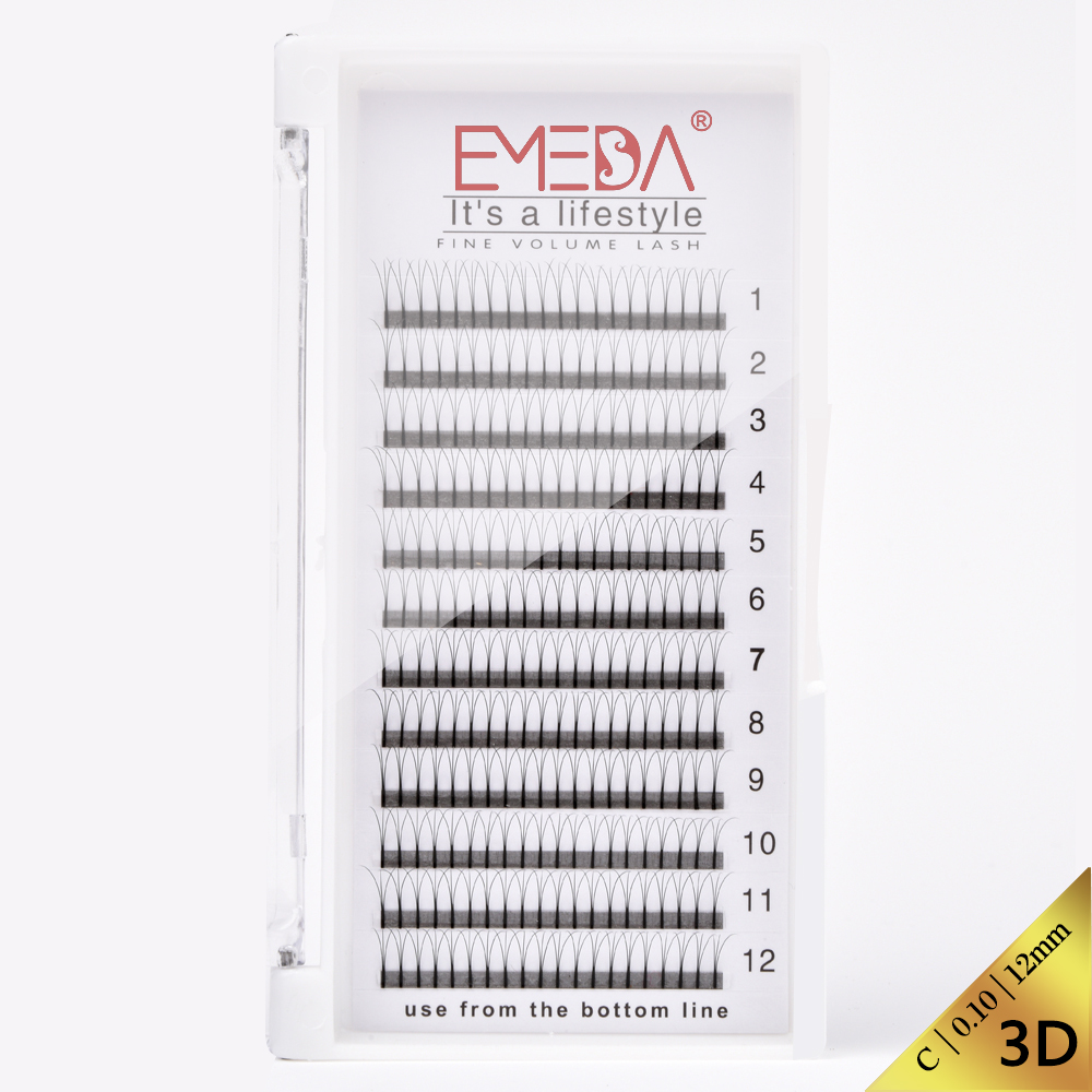  Best Selling Premade Fans Eyelash Extension 0.07mm 2D-20D Fans with ODM OEM JN