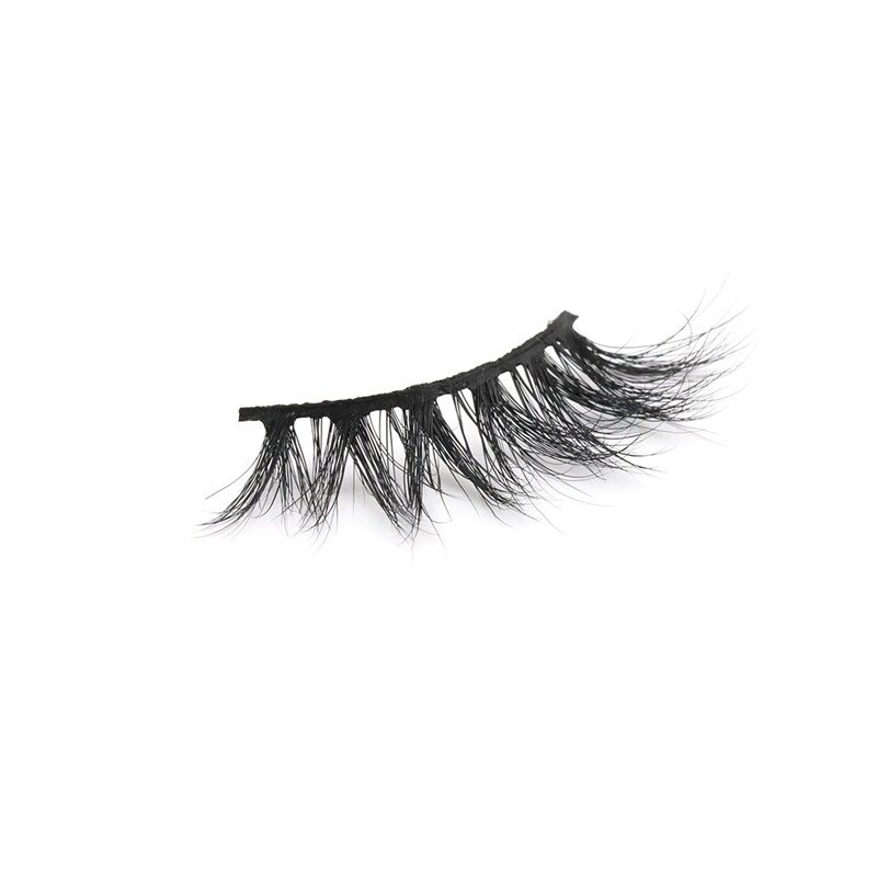 New real mink lashes  natural false eyelashes comfortable, reusable,soft transparent band 