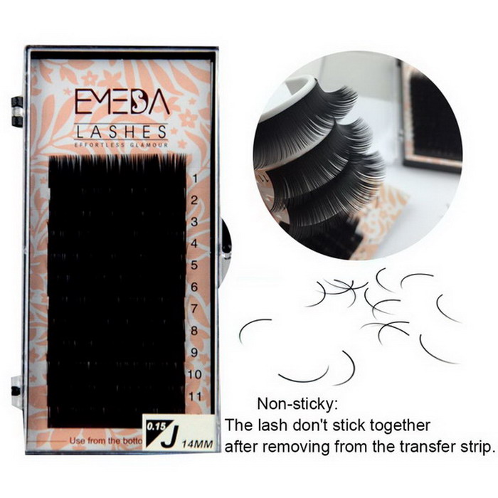 Hotsale silk lashes extension individual eyelash SN148