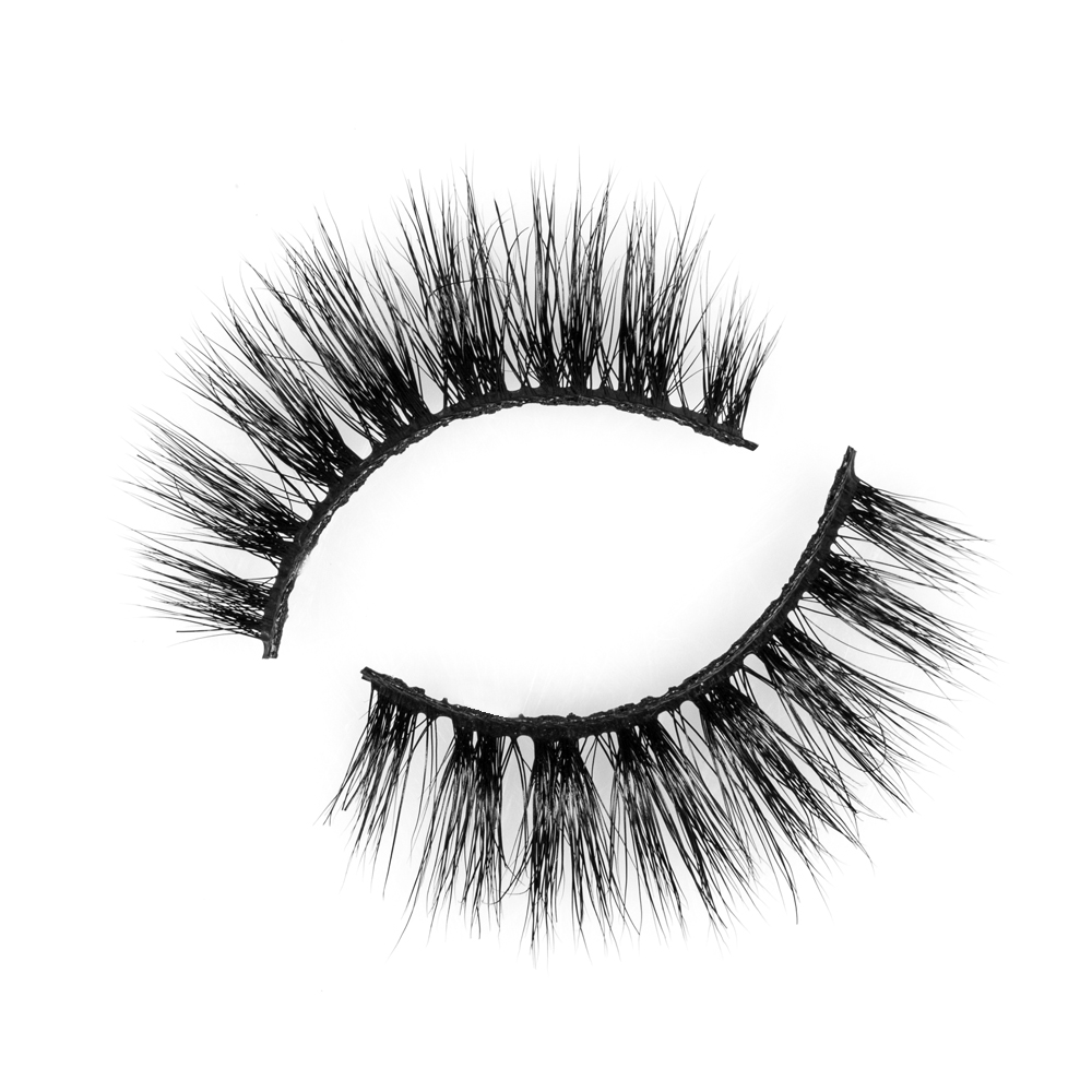 Buy wholesale 3D mink eyelash vendor soft band natural looking mink eyelashes private label box discount price JN54