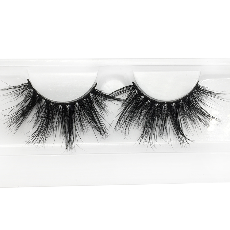 25mm Mink Lashes Siberian Mink Fur Long Strip Lashes JN10