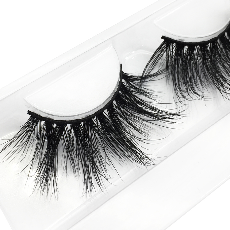 25mm Mink Lashes Siberian Mink Fur Long Strip Lashes JN10