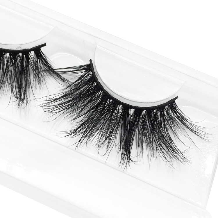 25mm Mink Lashes Siberian Mink Fur Long Strip Lashes JN10