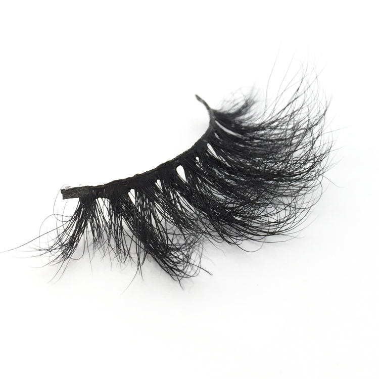 25mm Long 3D Mink Eyelashes 100% Siberian Fur Dramatic Look Handmade Strip Lashes for Makeup XJ13