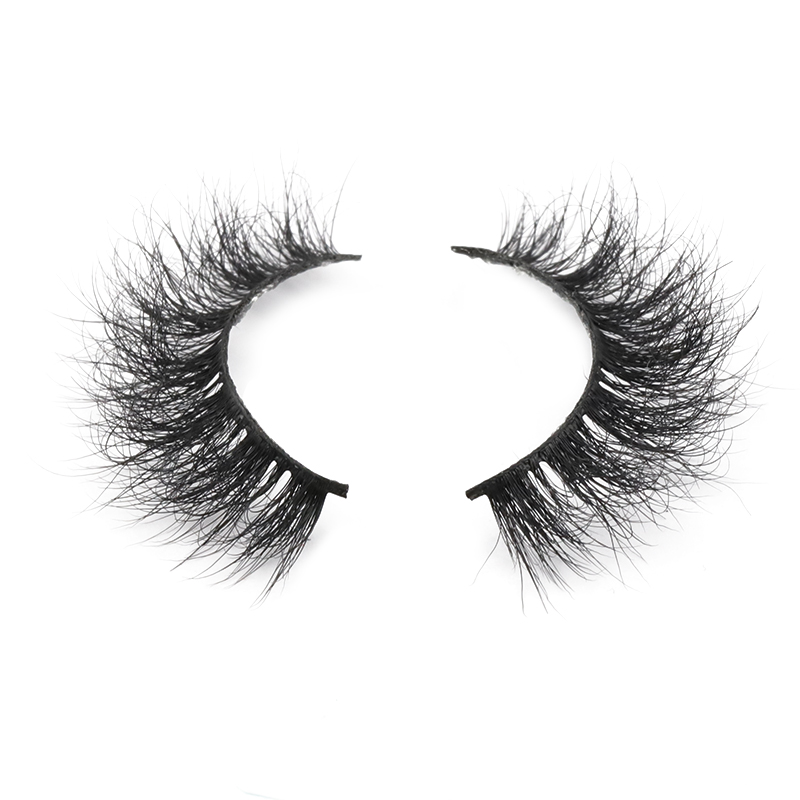 Inquiry for wholesale 2021 New 18-22mm 3D mink lashes of Daily Crossed Cluster Type super soft and comfortable Siberian Mink Fur  with Private label lash case in US XJ43