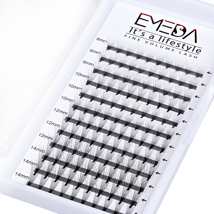 8D Top Quality Pre-made Fans Eyelash Extension Vendors With Factory Wholesale Price Cluster Eyelashes  YL41