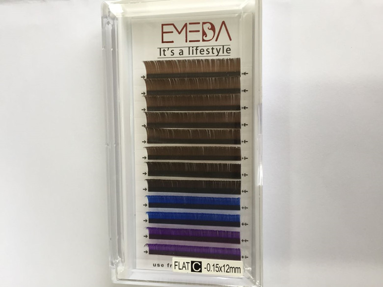 Emeda Ellipse Flat Eyelash Vendor Create Your Own Brand Name Free Sample  YL19