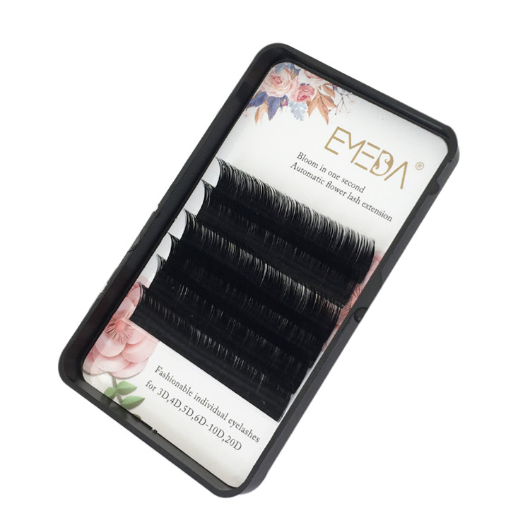 Fast Delivery One-Second Blooming Volume Eyelash Wholesale Price Blooming Eyelash Extension with Private Label YY22
