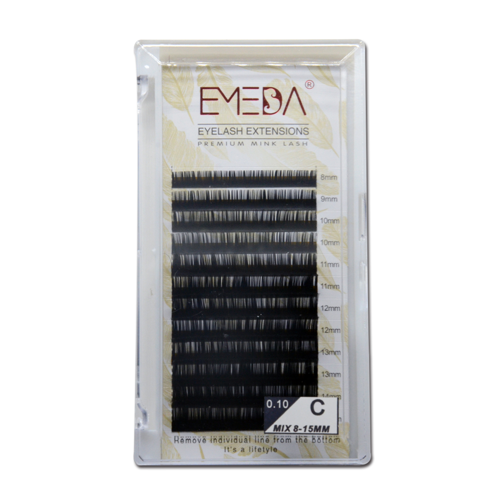 Wholesale Price Silk/Korea PBT Fiber Russian Volume Eyelash Extensions with Private Label/Package UK USA Canada YY77