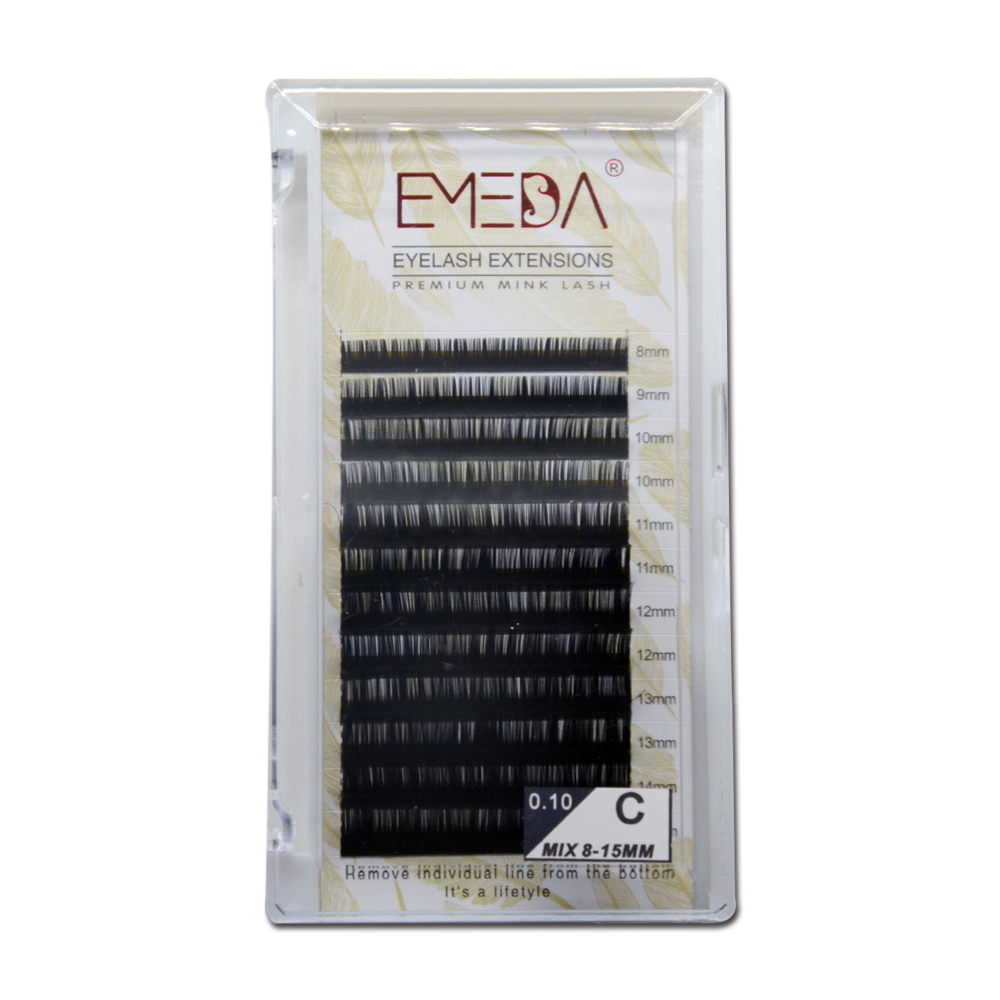 Free Sample Premium Korea PBT Fiber Russian Volume Eyelash Extension C and D Curl in the UK/US YY98