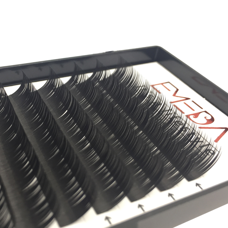 Private Label for J B C D Curl Korea PBT Fiber Eyelash Extension 