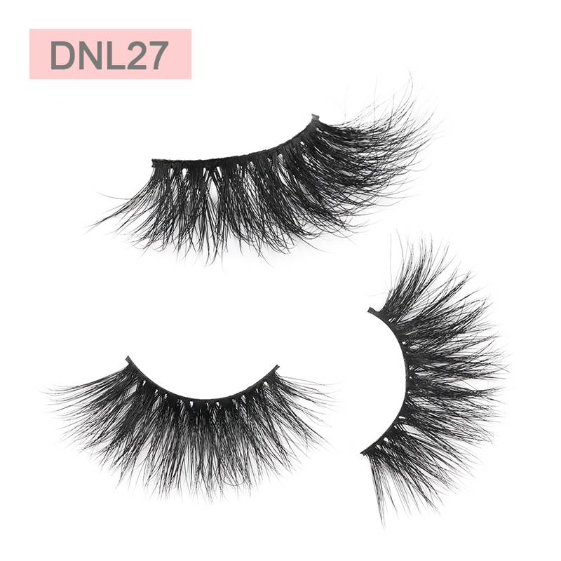 Private Label 25mm Natural 3d Fur Mink Eyelashes Wholesale