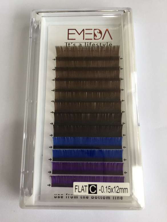 Emeda Ellipse Flat Eyelash Vendor Create Your Own Brand Name Free Sample  YL19