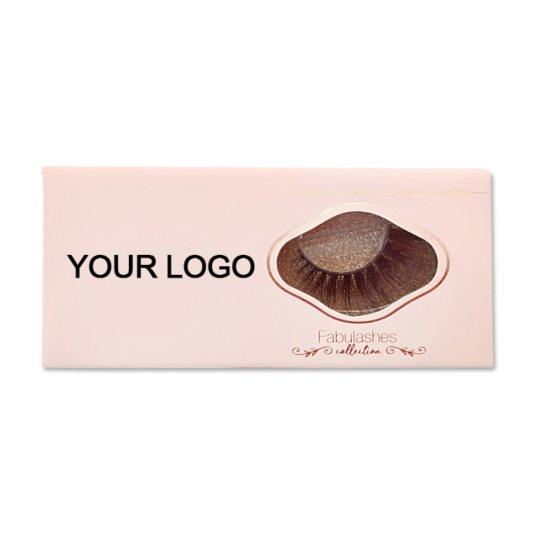 Customized Package With Your Brand Name Private Labels Eyelash Boxes YL07