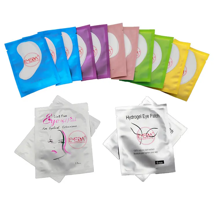 Professional Eyelash Extension Gel Pads: Smooth Front Side, Collagen Back Side for Salon and Individual Use g