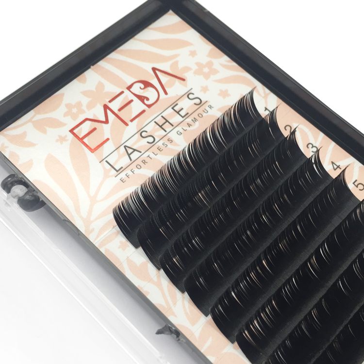 0.03-0.25mm thickness one by one faux mink volume lash extensions  UK YL82