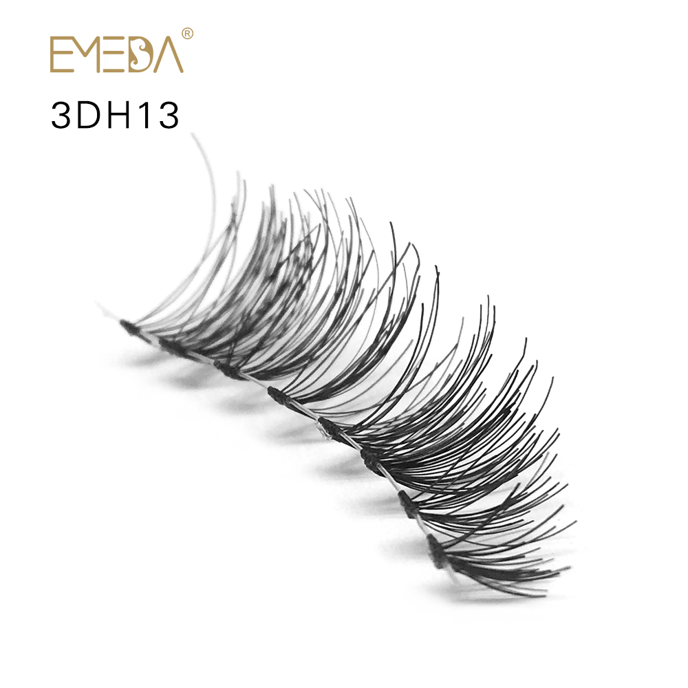 Hot Selling Human Hair Eyelashes Factory Manufacturers Customized Package YL33