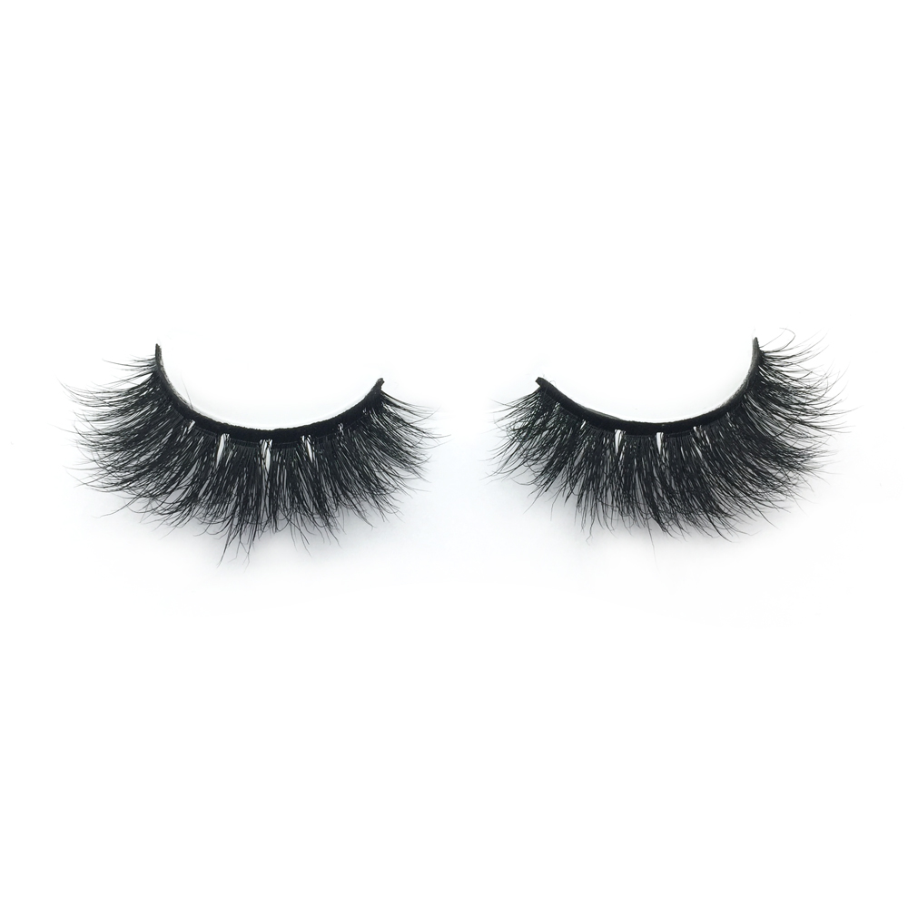 Wholesale Eyelash Vendor False 100% Real Mink Fur  3D Strip Eyelashes with Private Package in the US YY81 