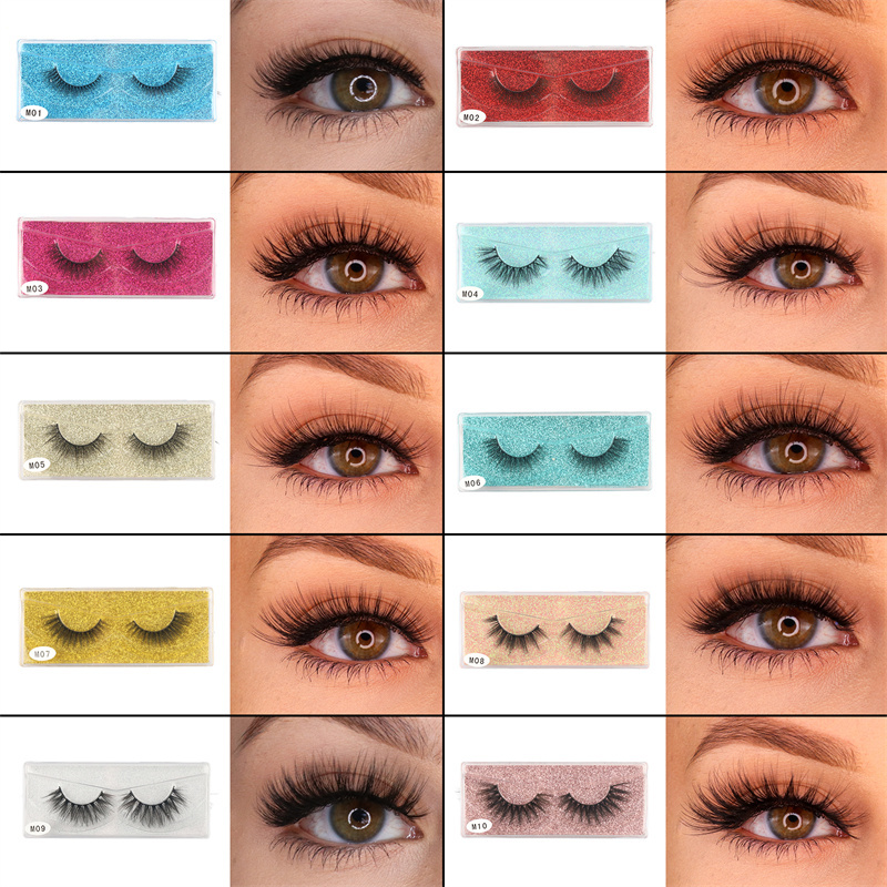 20 pairs Faux Mink False Lash XK-M series