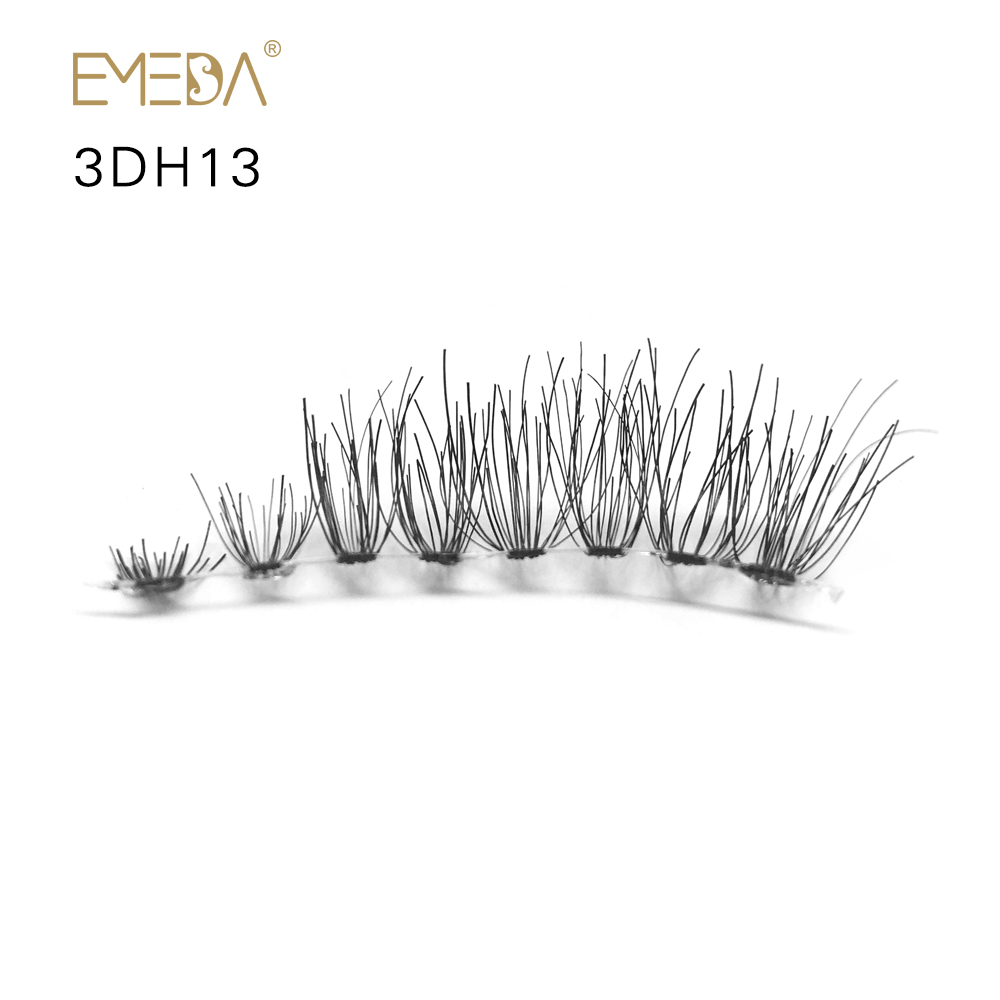 Hot Selling Human Hair Eyelashes Factory Manufacturers Customized Package YL33