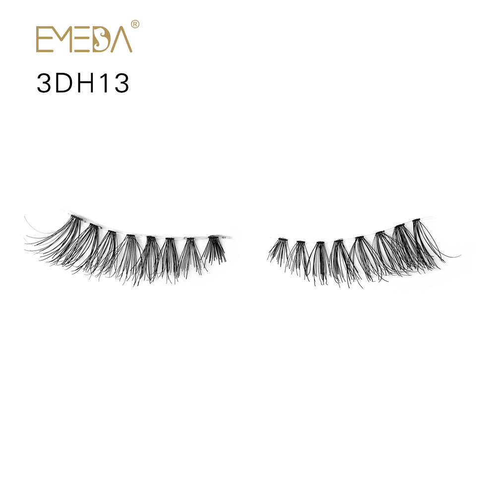 Hot Selling Human Hair Eyelashes Factory Manufacturers Customized Package YL33