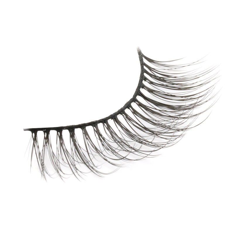 Best Eyelash Manufacturer sell Premium Silk Strip Lashes with Private Box in 2020 Fashion Style YY110