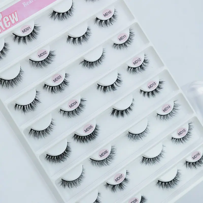 High quality real mink lashes Cruelty free Comfortable to wear Natural style