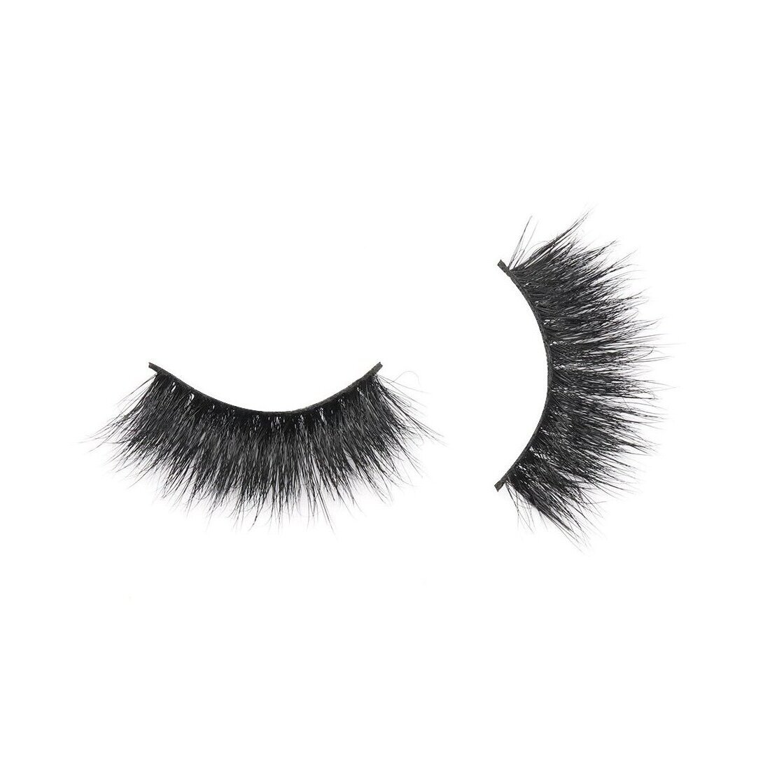 New real mink lashes  natural false eyelashes comfortable, reusable,soft transparent band 