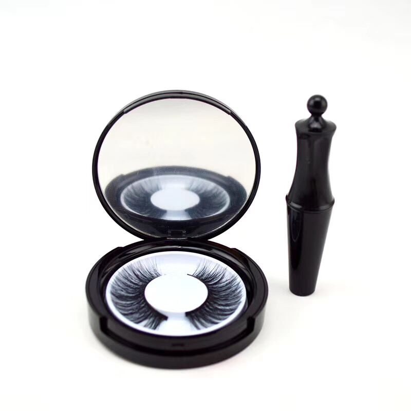 Factory Price 3D Silk Lashes Magnetic Eyelash with Magnetic Eyeliner Vendor ZX02