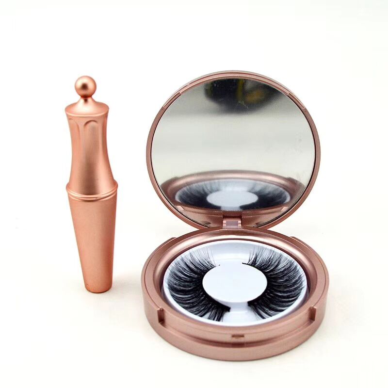 Factory Price 3D Silk Lashes Magnetic Eyelash with Magnetic Eyeliner Vendor ZX02