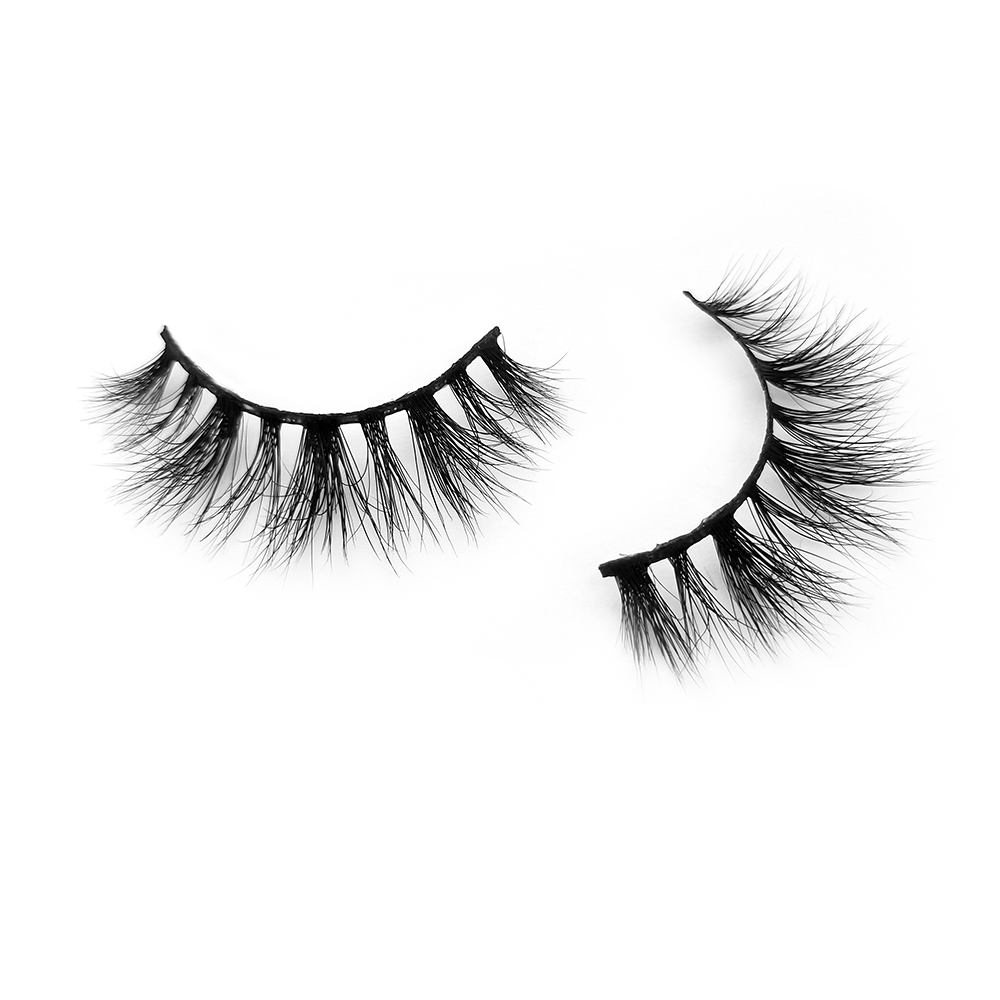 China Mink Strip Lash Vendors Supply Wholesale Price 100% Real Mink Fur 3D Eyelashes in th US Canada YY80 